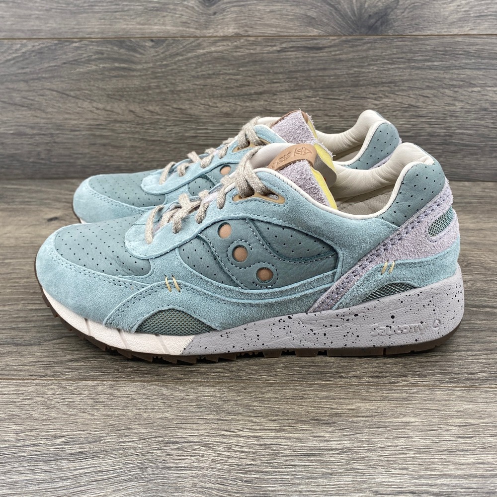 Men's or Women's Suede Saucony Athletic Sneakers - Light Blue